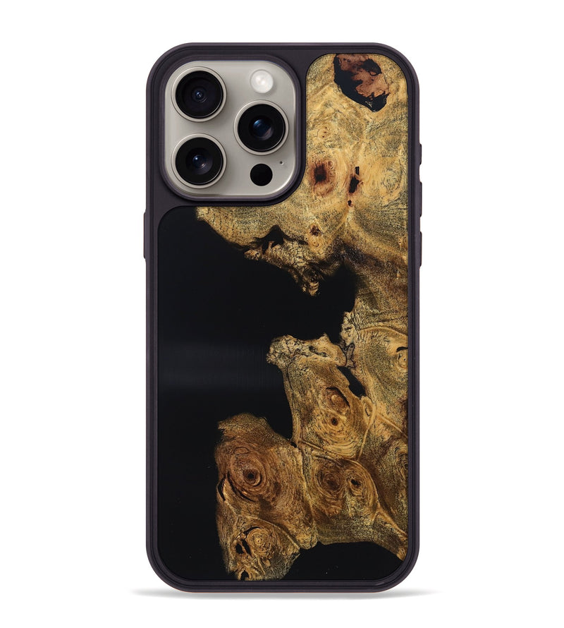 iPhone 15 Pro Max Wood Phone Case - Brylee (Wood Burl, 832109)