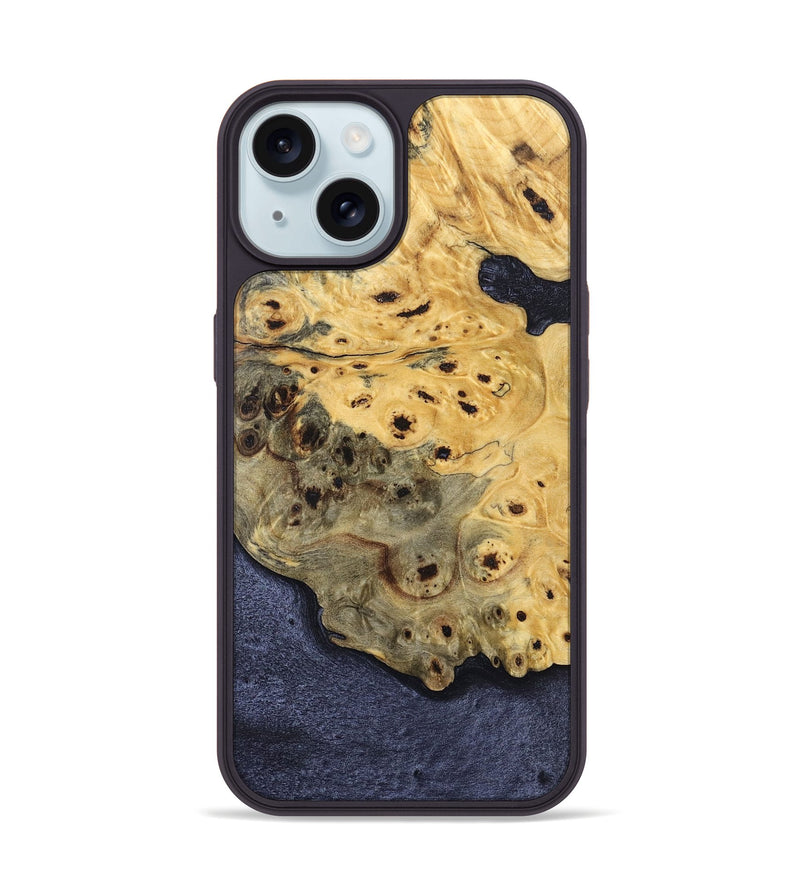 iPhone 15 Wood Phone Case - Jovanni (Wood Burl, 832110)