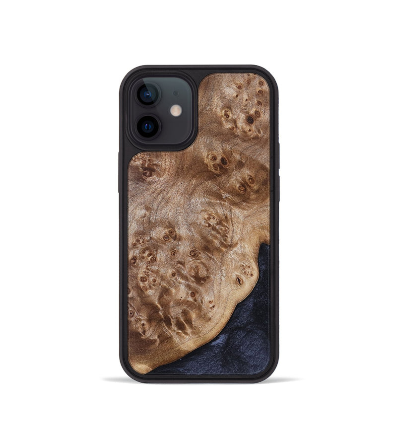 iPhone 12 mini Wood Phone Case - Jettie (Wood Burl, 832111)