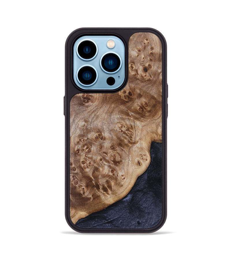 iPhone 14 Pro Wood Phone Case - Jettie (Wood Burl, 832111)