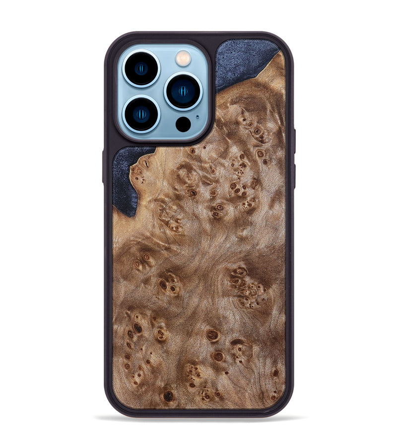 iPhone 14 Pro Max Wood Phone Case - Idris (Wood Burl, 832113)