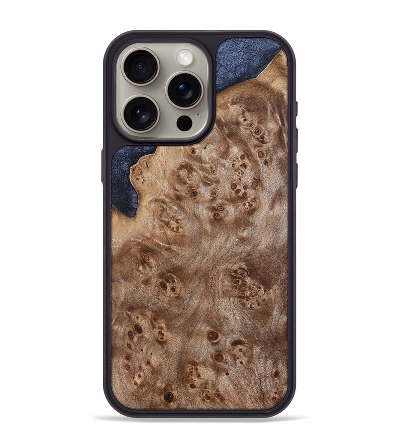iPhone 15 Pro Max Wood Phone Case - Idris (Wood Burl, 832113)