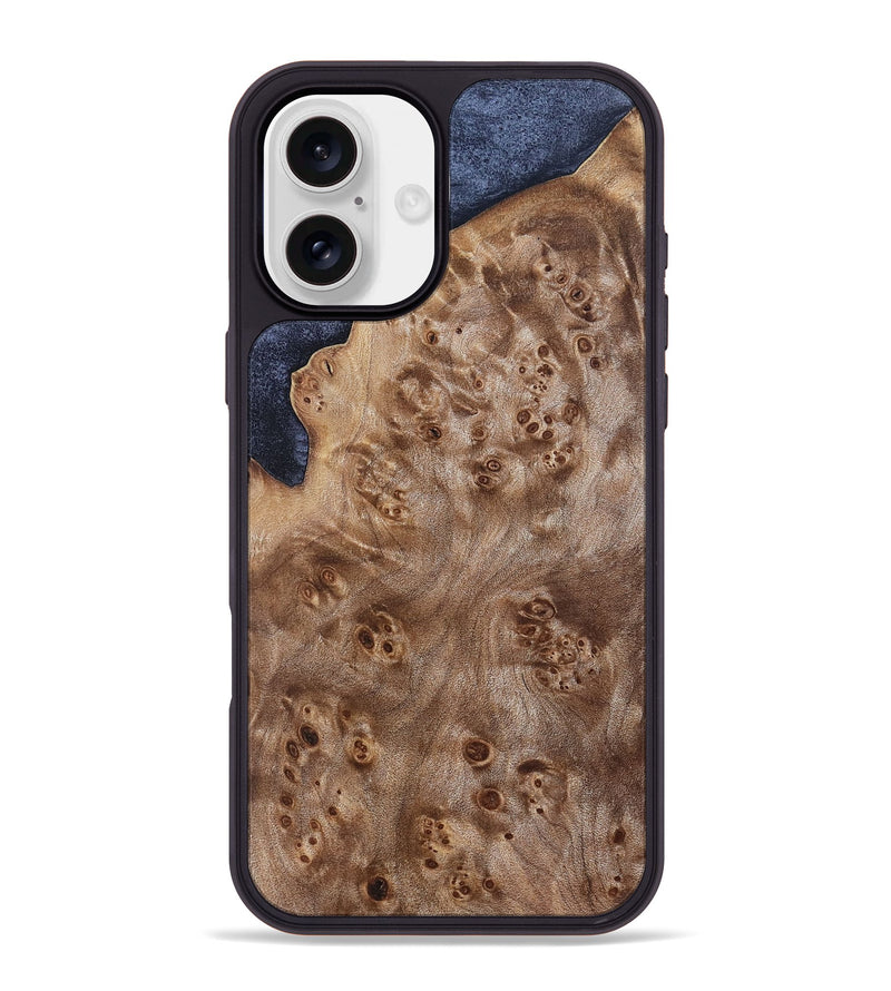iPhone 16 Plus Wood Phone Case - Idris (Wood Burl, 832113)