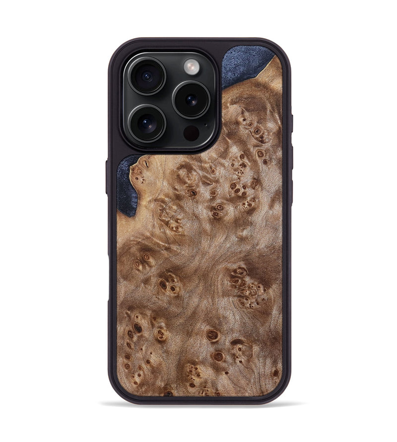 iPhone 16 Pro Wood Phone Case - Idris (Wood Burl, 832113)