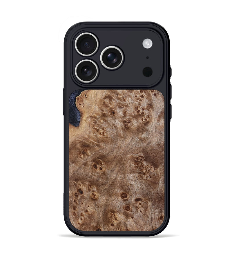 iPhone 17 Pro Wood Phone Case - Idris (Wood Burl, 832113)