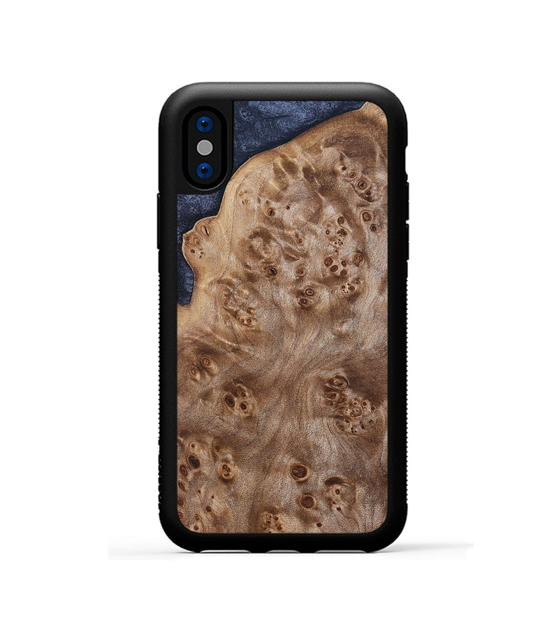 iPhone Xs Wood Phone Case - Idris (Wood Burl, 832113)