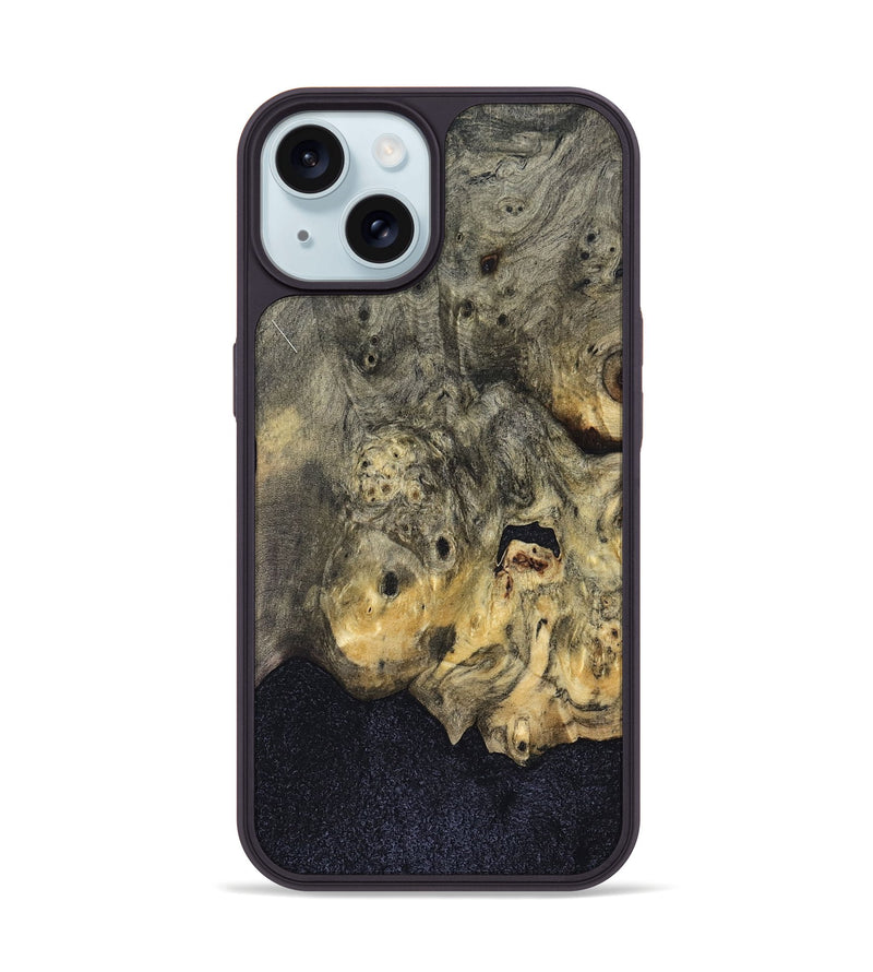 iPhone 15 Wood Phone Case - Shreya (Wood Burl, 832114)