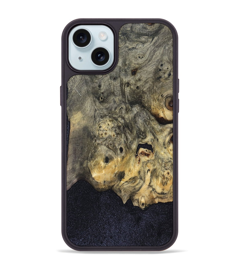 iPhone 15 Plus Wood Phone Case - Shreya (Wood Burl, 832114)