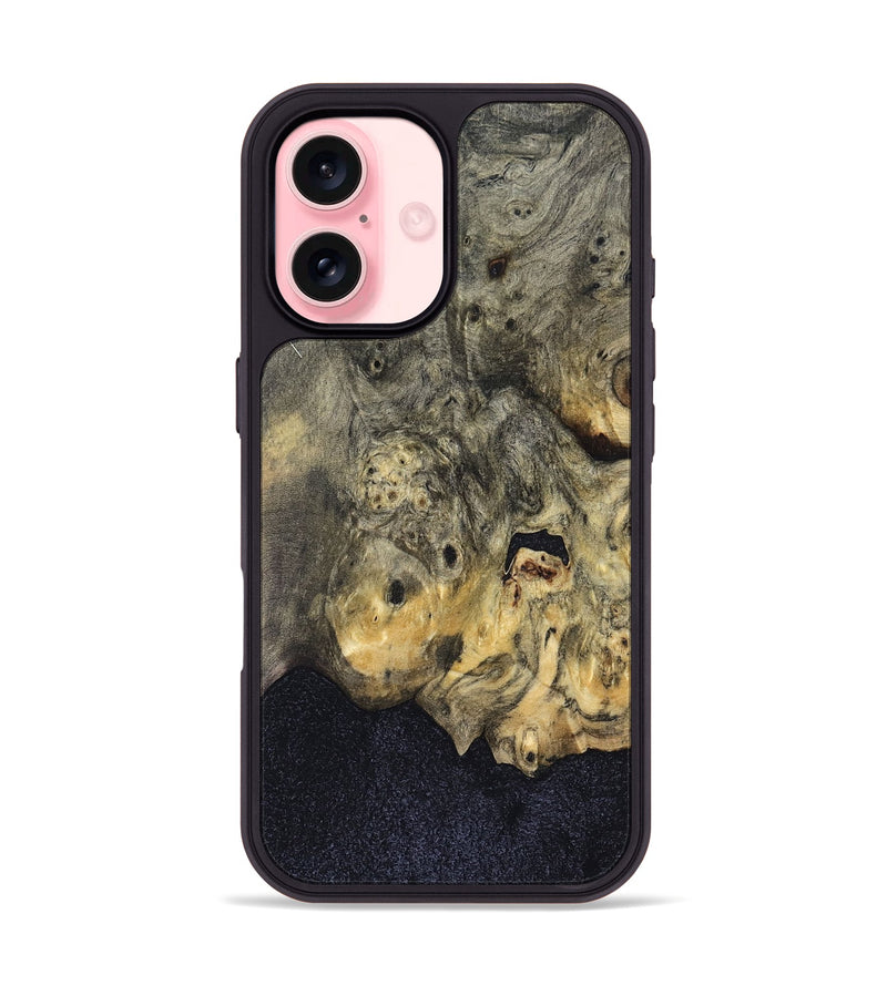 iPhone 16 Wood Phone Case - Shreya (Wood Burl, 832114)