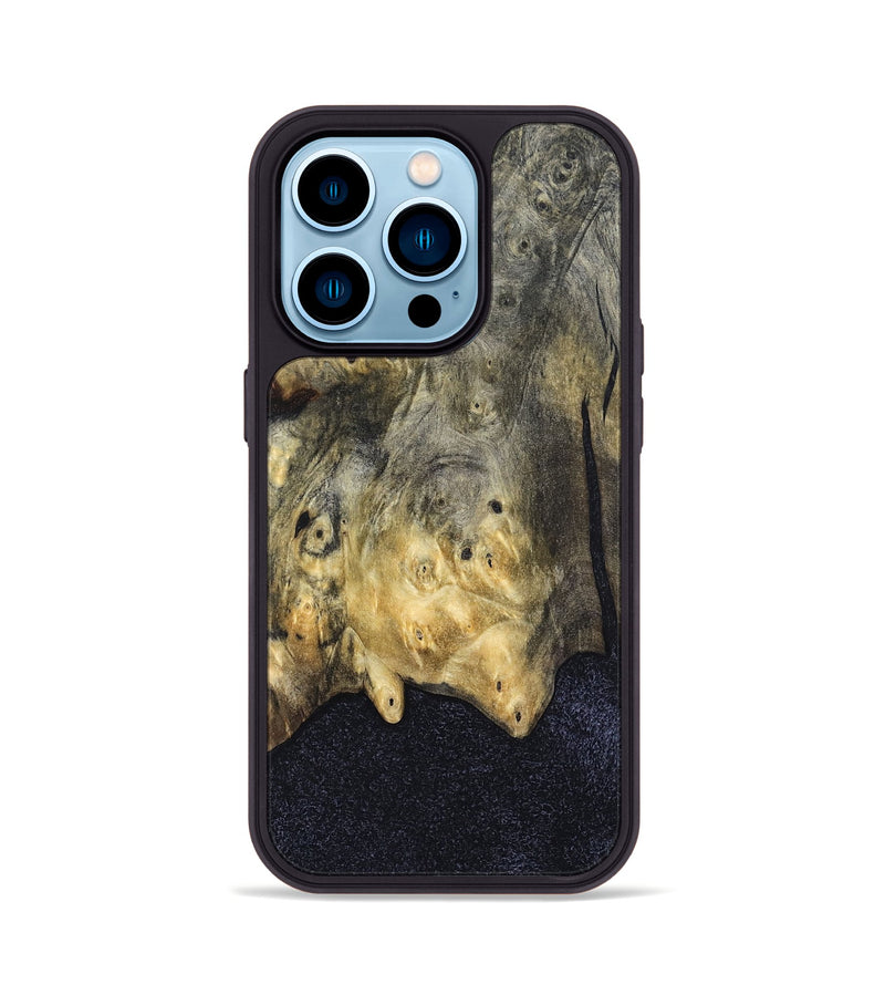 iPhone 14 Pro Wood Phone Case - Vickey (Wood Burl, 832115)