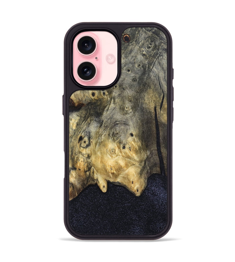 iPhone 16 Wood Phone Case - Vickey (Wood Burl, 832115)