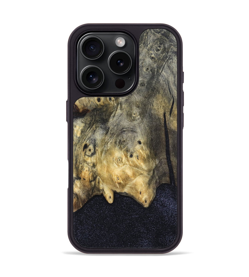 iPhone 16 Pro Wood Phone Case - Vickey (Wood Burl, 832115)