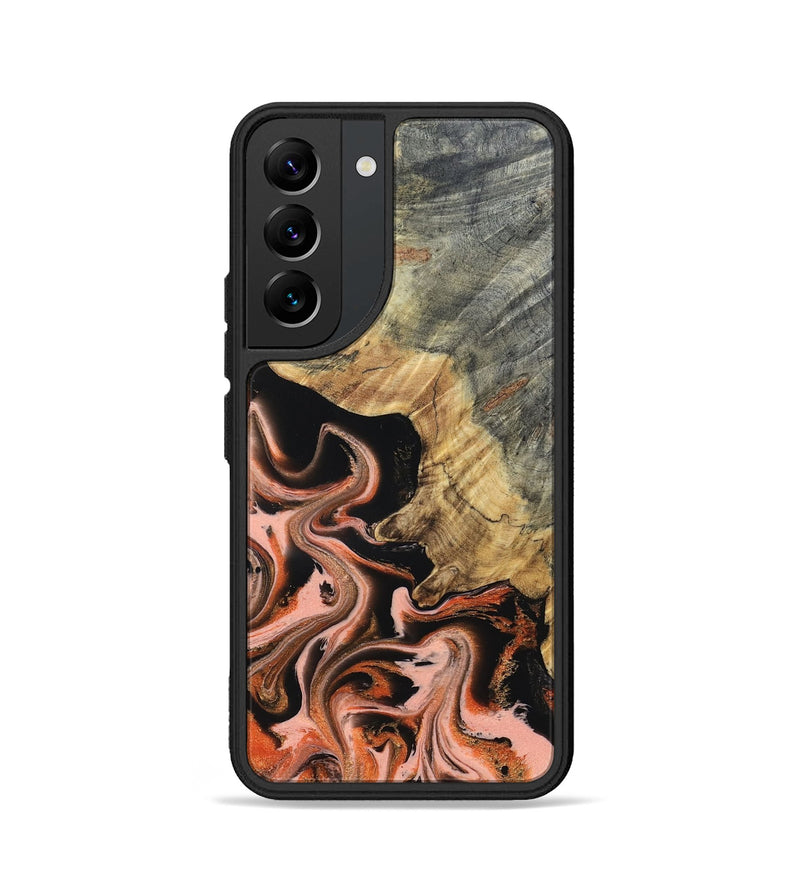 Galaxy S22 Wood Phone Case - Melvin (Red, 832117)