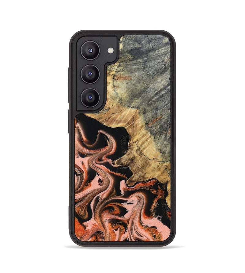 Galaxy S23 Wood Phone Case - Melvin (Red, 832117)