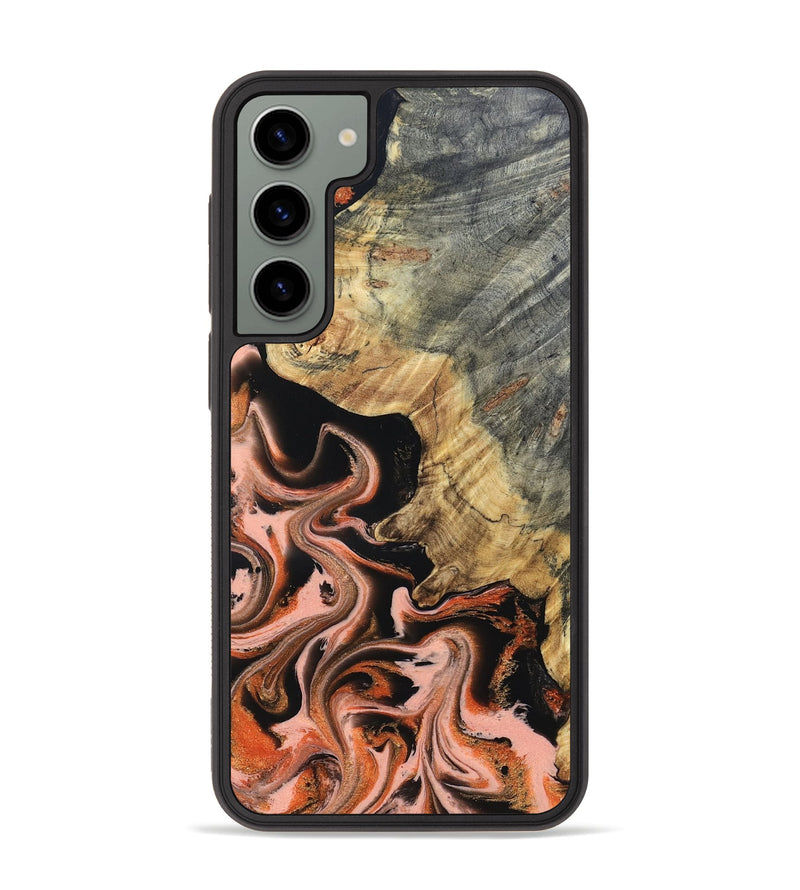 Galaxy S23 Plus Wood Phone Case - Melvin (Red, 832117)