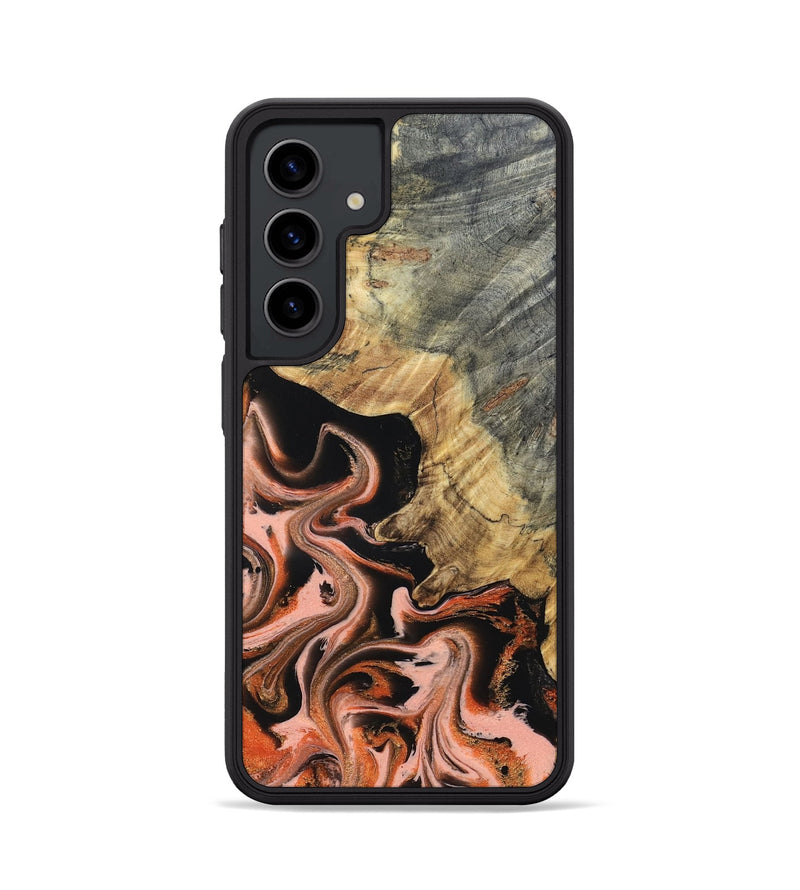 Galaxy S24 Wood Phone Case - Melvin (Red, 832117)