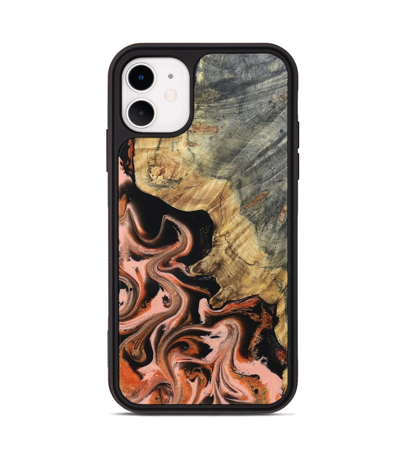 iPhone 11 Wood Phone Case - Melvin (Red, 832117)
