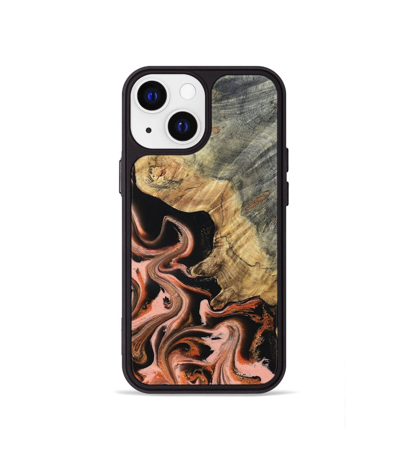 iPhone 13 mini Wood Phone Case - Melvin (Red, 832117)