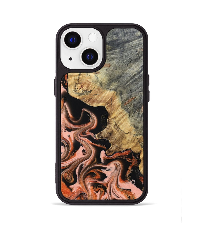 iPhone 13 Wood Phone Case - Melvin (Red, 832117)