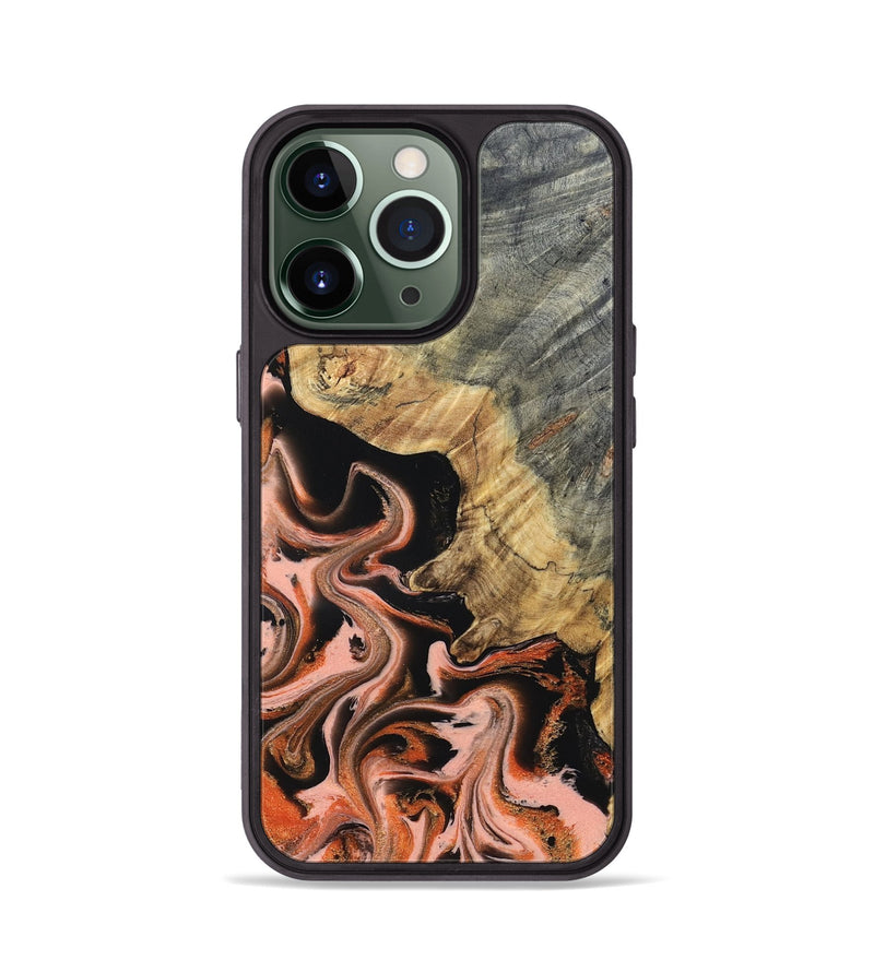 iPhone 13 Pro Wood Phone Case - Melvin (Red, 832117)