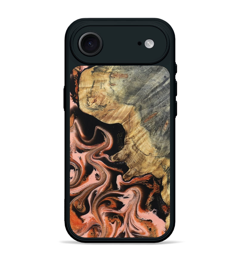 iPhone 17 Air Wood Phone Case - Melvin (Red, 832117)