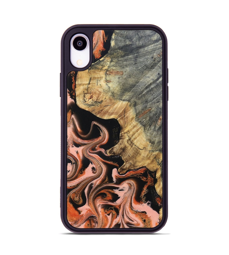 iPhone Xr Wood Phone Case - Melvin (Red, 832117)
