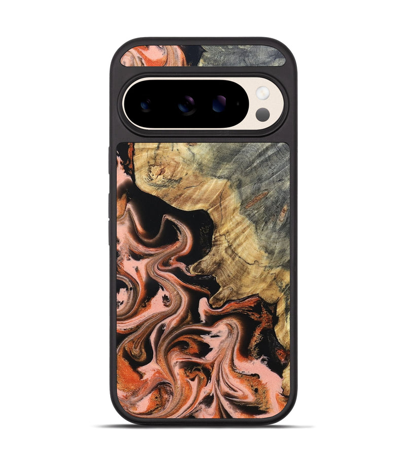 Pixel 10 Wood Phone Case - Melvin (Red, 832117)