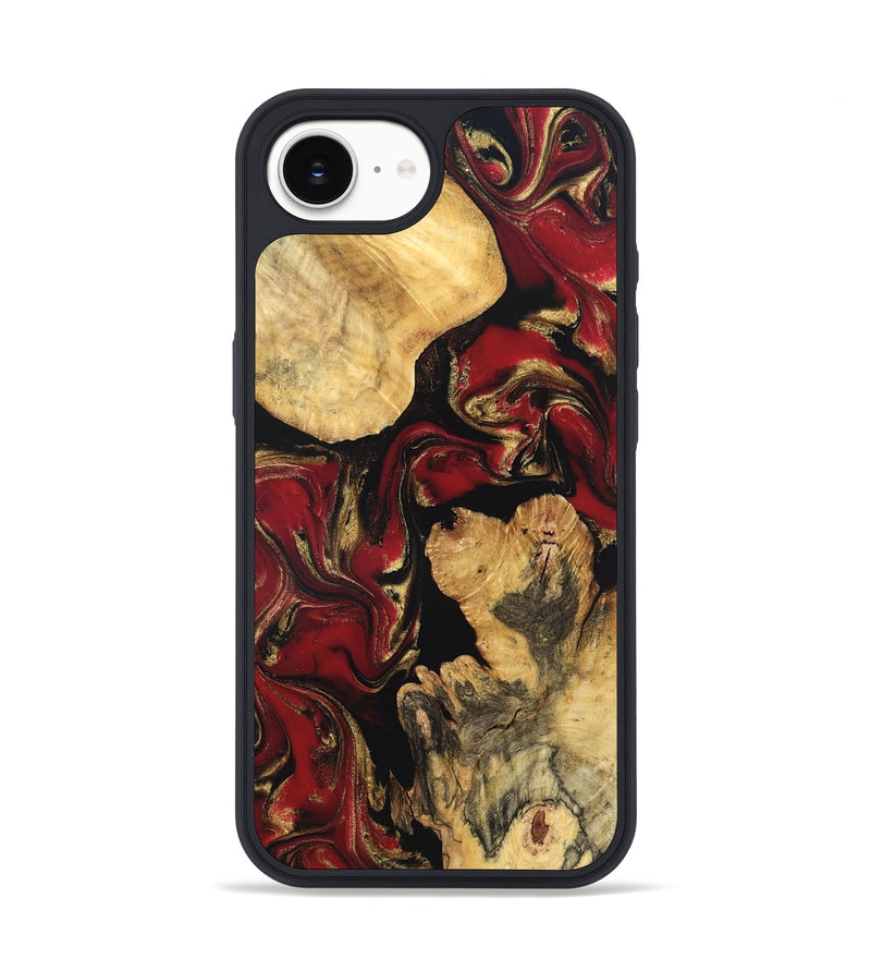 iPhone 17e Wood Phone Case - Cecilia (Red, 832118)