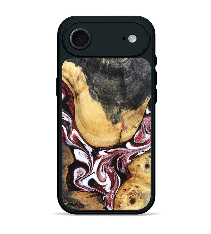 iPhone 17 Air Wood Phone Case - Janeen (Red, 832119)