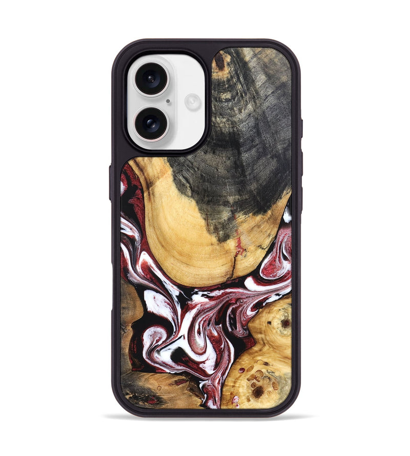 iPhone 17 Wood Phone Case - Janeen (Red, 832119)