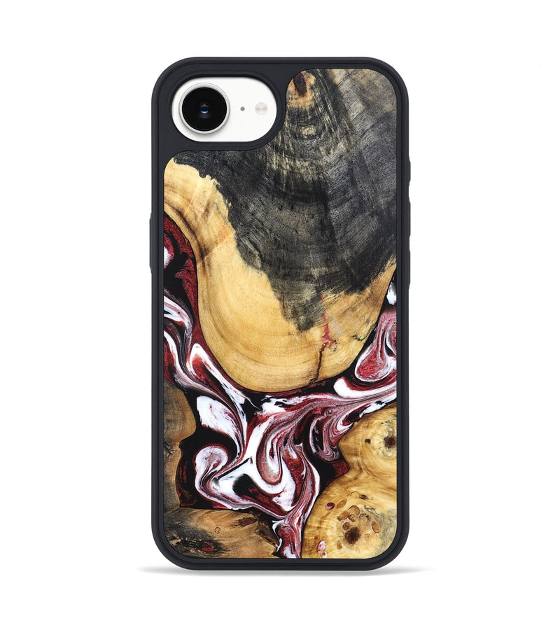 iPhone 17e Wood Phone Case - Janeen (Red, 832119)