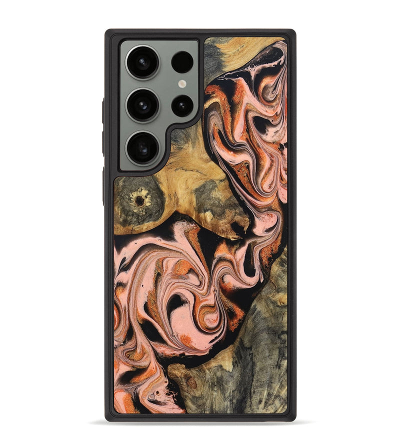 Galaxy S23 Ultra Wood Phone Case - Belen (Red, 832120)