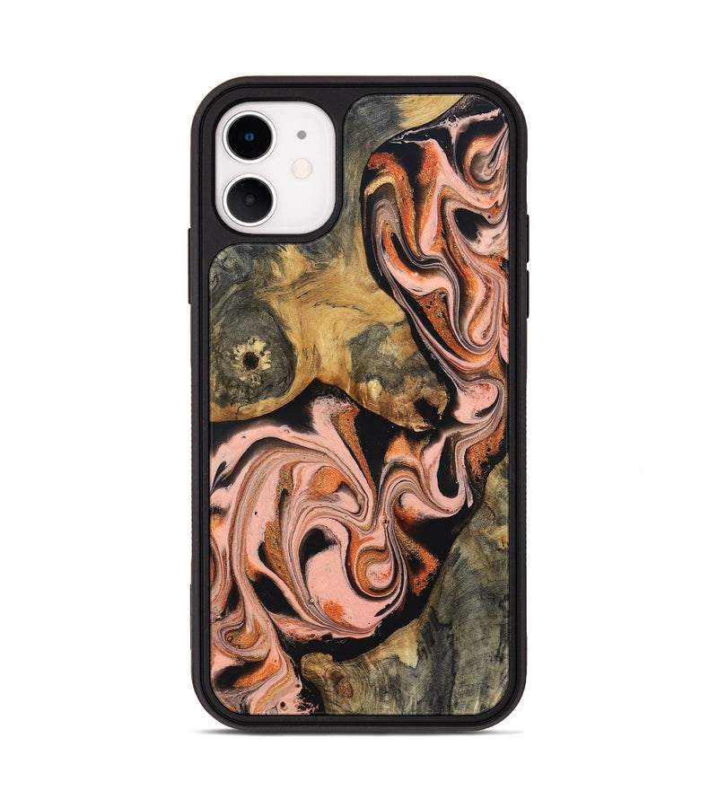 iPhone 11 Wood Phone Case - Belen (Red, 832120)