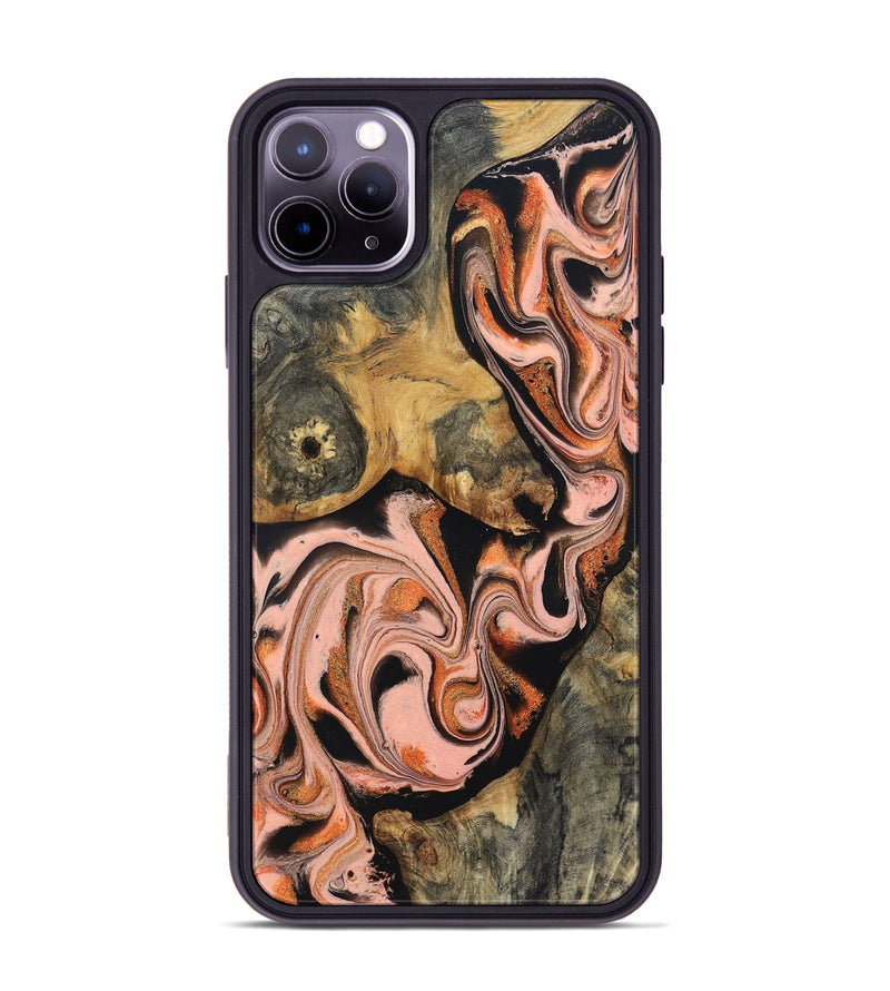 iPhone 11 Pro Max Wood Phone Case - Belen (Red, 832120)