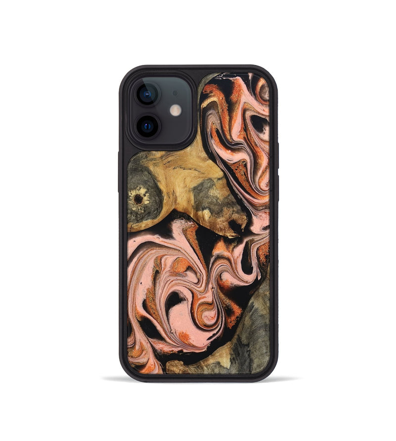 iPhone 12 mini Wood Phone Case - Belen (Red, 832120)