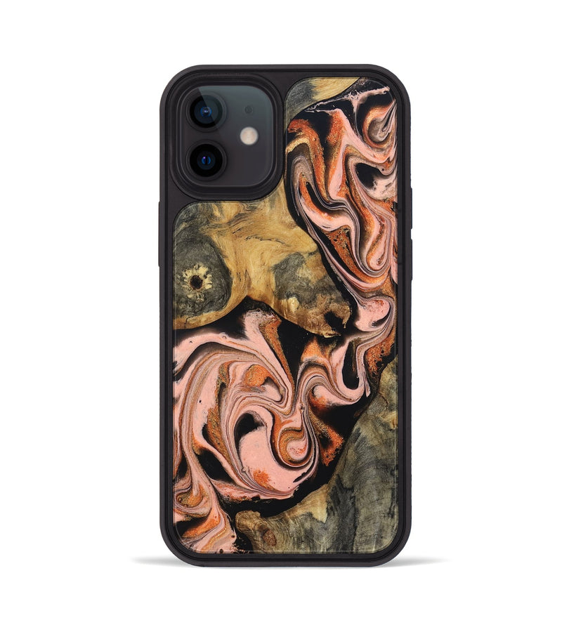 iPhone 12 Wood Phone Case - Belen (Red, 832120)