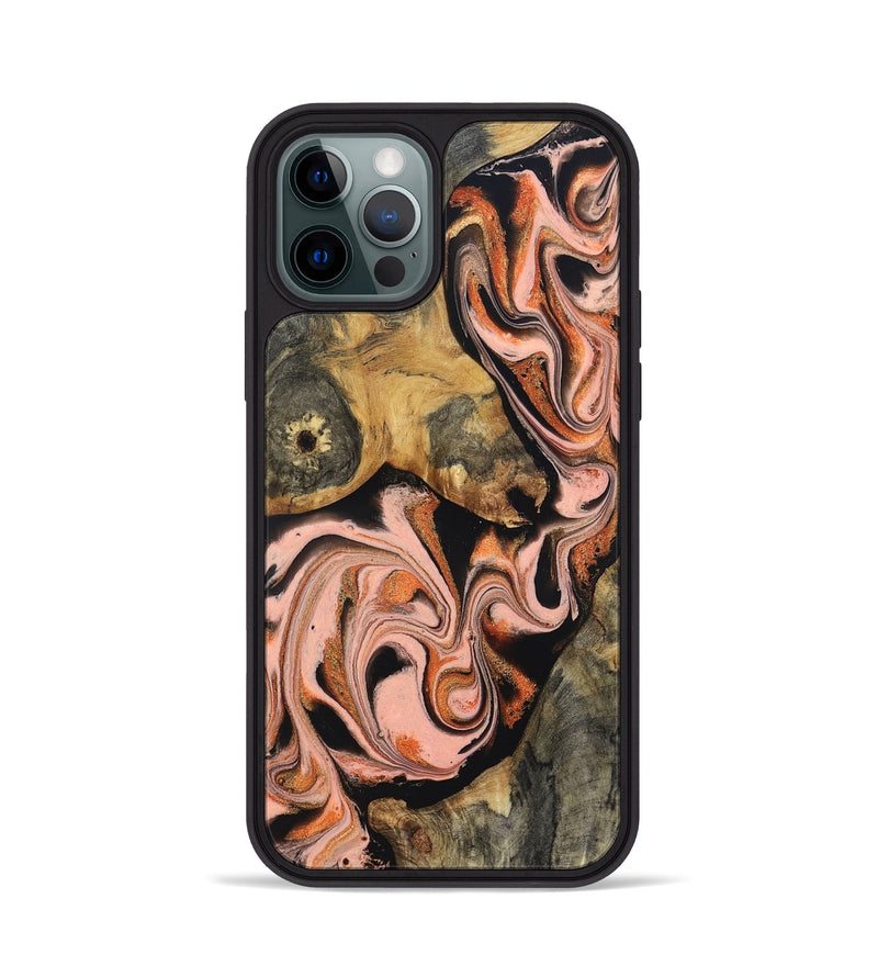 iPhone 12 Pro Wood Phone Case - Belen (Red, 832120)