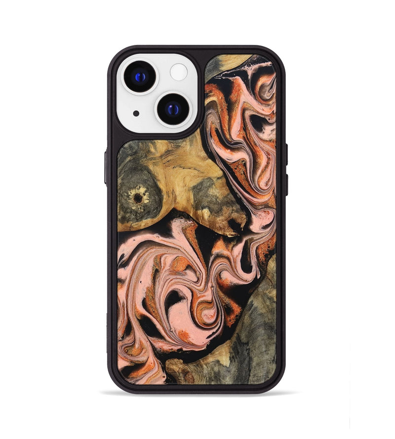 iPhone 13 Wood Phone Case - Belen (Red, 832120)