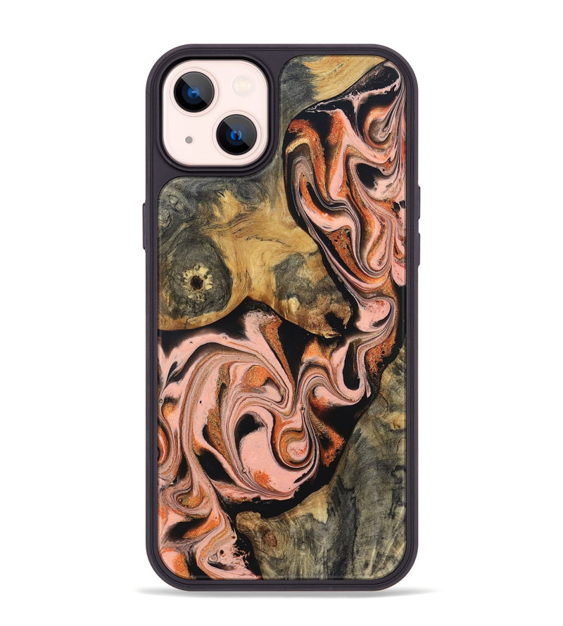 iPhone 14 Plus Wood Phone Case - Belen (Red, 832120)
