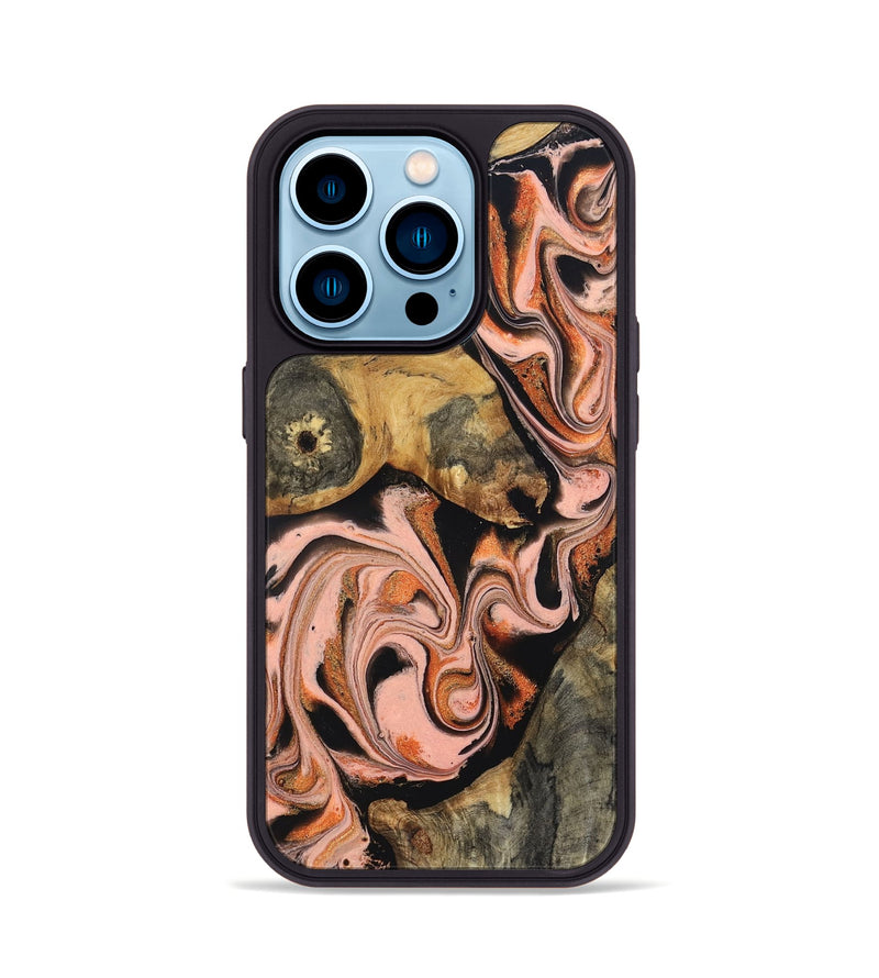 iPhone 14 Pro Wood Phone Case - Belen (Red, 832120)
