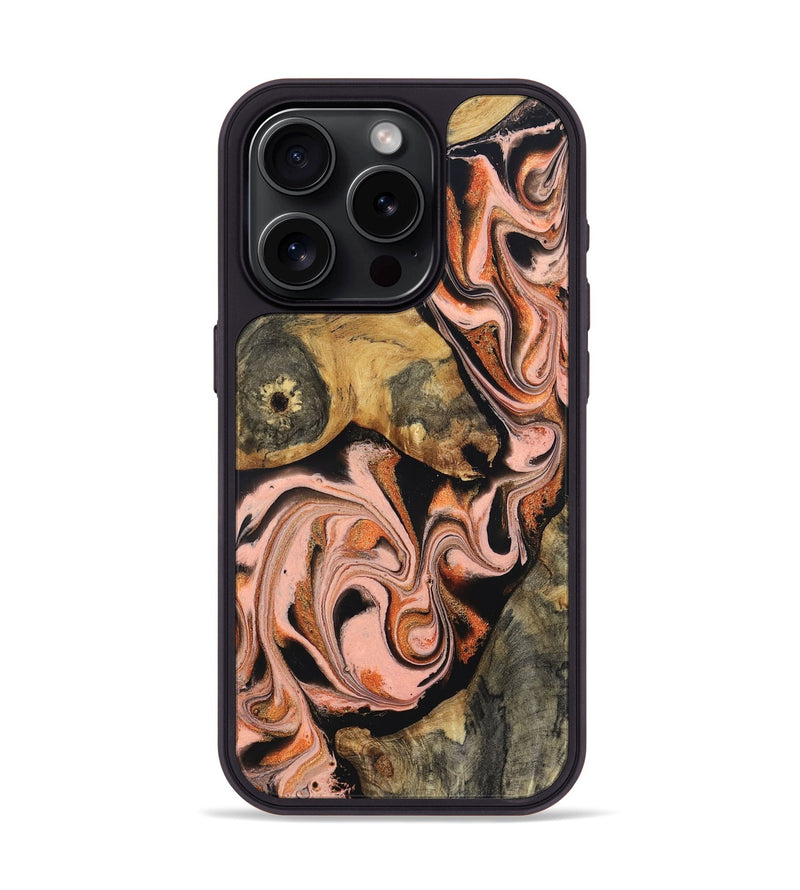 iPhone 15 Pro Wood Phone Case - Belen (Red, 832120)