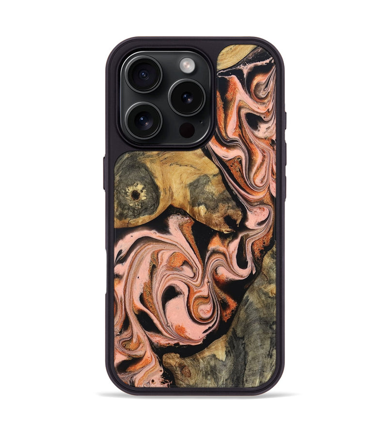 iPhone 16 Pro Wood Phone Case - Belen (Red, 832120)