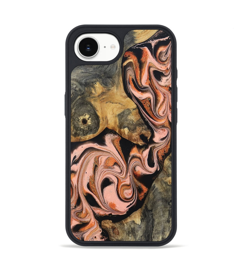 iPhone 16e Wood Phone Case - Belen (Red, 832120)