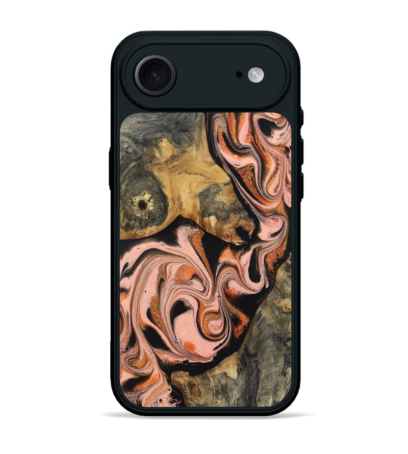 iPhone 17 Air Wood Phone Case - Belen (Red, 832120)