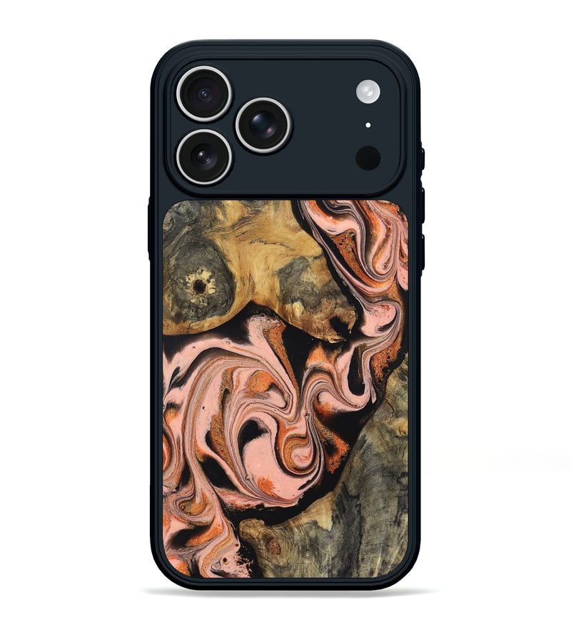 iPhone 17 Pro Max Wood Phone Case - Belen (Red, 832120)