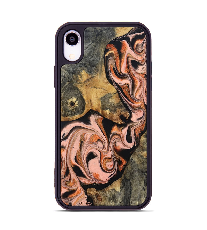 iPhone Xr Wood Phone Case - Belen (Red, 832120)