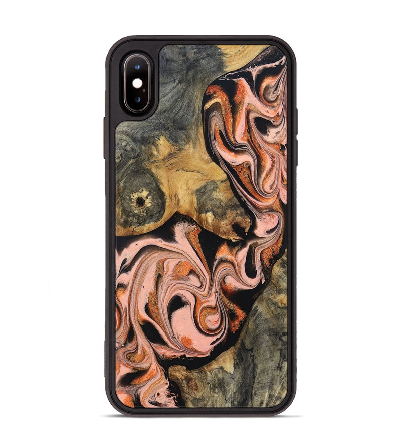 iPhone Xs Max Wood Phone Case - Belen (Red, 832120)