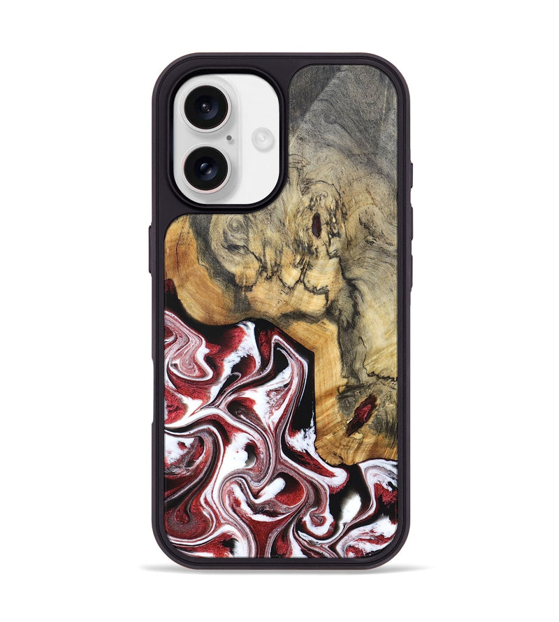 iPhone 17 Wood Phone Case - Watson (Red, 832121)