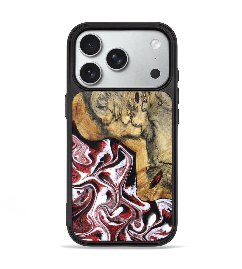 iPhone 18 Pro Wood Phone Case - Watson (Red, 832121)