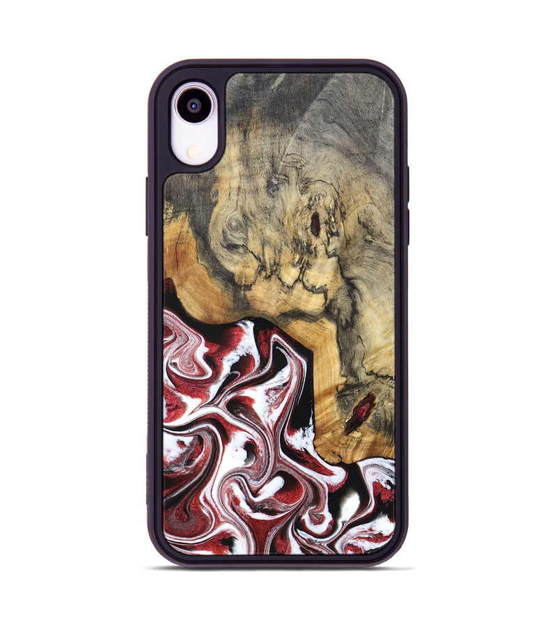 iPhone Xr Wood Phone Case - Watson (Red, 832121)